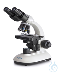 Microscope à lumière transmise (batterie) Binoculaire, Achromat 4/10/40/100 ; WF10x18 ; 3W LED La...